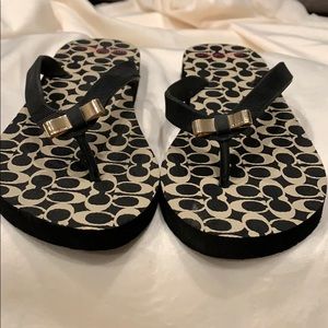 Coach flip flops (NWOT)